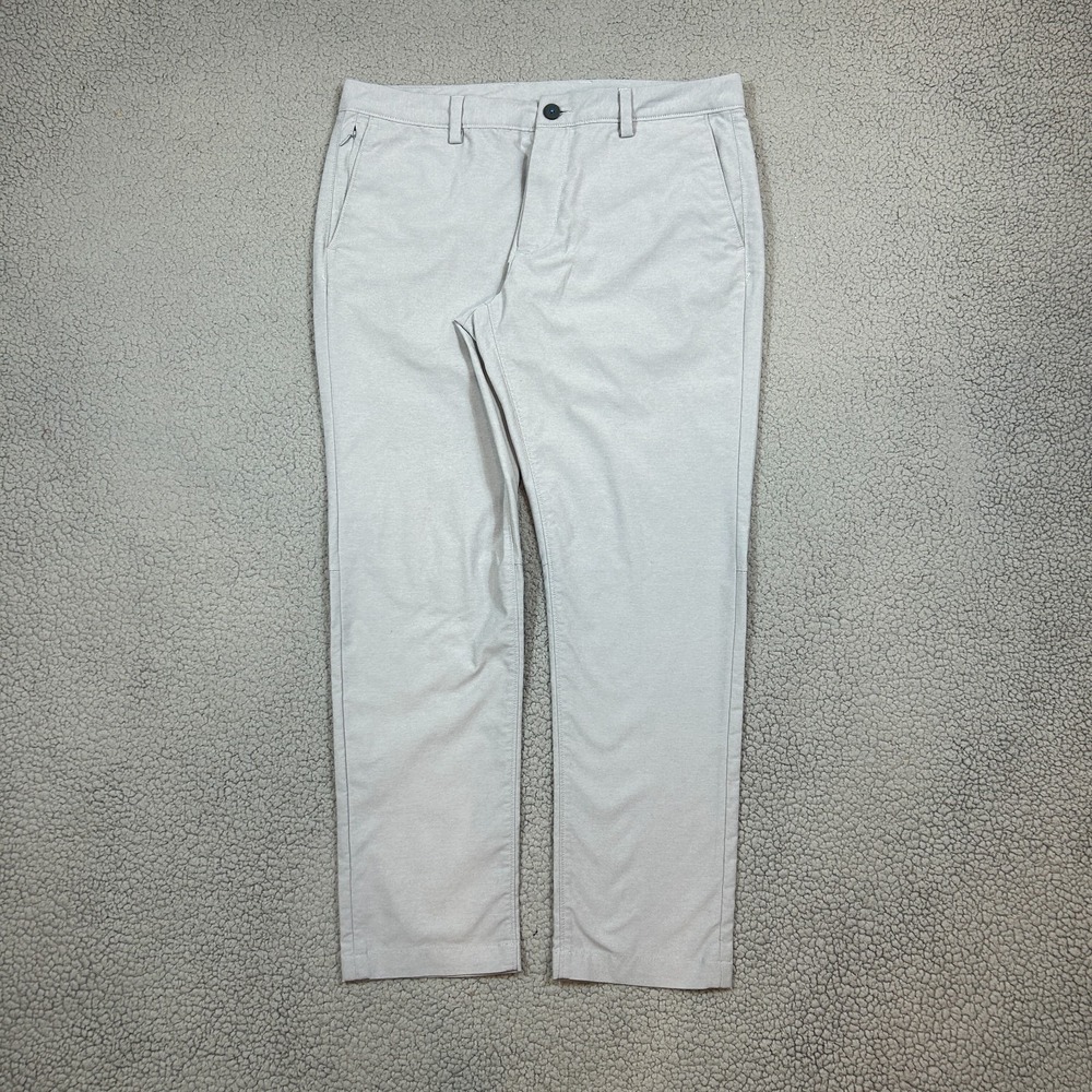 Tommy Bahama Mens 34x30 Gray Golf Pants Lightweight‎ Performance Stretch Chinos